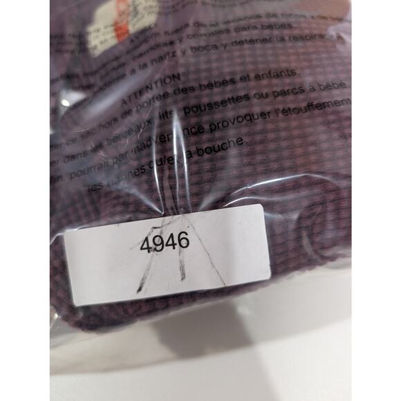 American Giant Top Womens Medium Burgundy Thick Waffle Knit Long Sleeve - Picture 9 of 9